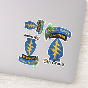 Leger 5e speciale troepengroep SFG contourstickers Sticker