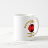 Leger - 7e infanteriedivisie - Ft Ord.pn Coffee Mu Koffiemok (Voorkant rechts)