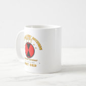 Leger - 7e infanteriedivisie - Ft Ord.pn Coffee Mu Koffiemok (Voorkant links)