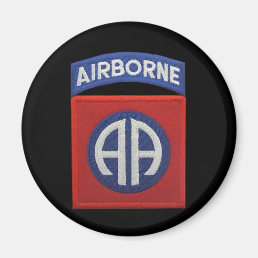leger 82nd airborne irak patches vet vfw Magnet us Magneet (Voorkant)