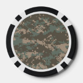 Leger ACU Camoflage Poker Chips (Achterkant)