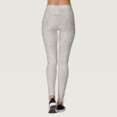 Léger beige Lit Leggings femmes (Dos)