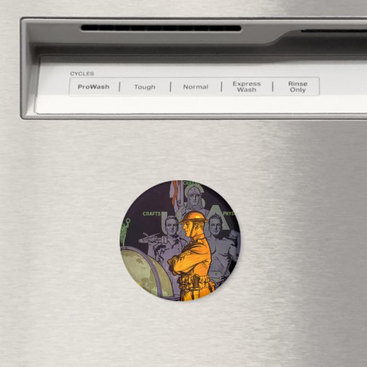 Leger bouwt MANNEN Magneet (Insitu (Vaatwasser))