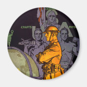 Leger bouwt MANNEN Magneet (Voorkant)