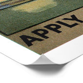 Leger bouwt MANNEN Poster (Hoek)