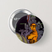 Leger bouwt MANNEN Ronde Button 5,7 Cm (Voorkant /achterkant)