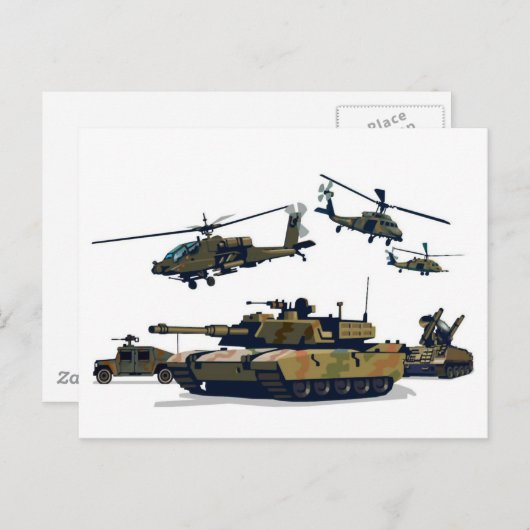 Leger Briefkaart (Voorkant / Achterkant)