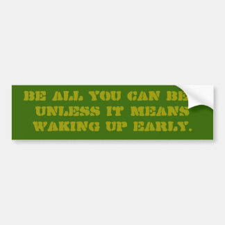 Leger bumpersticker