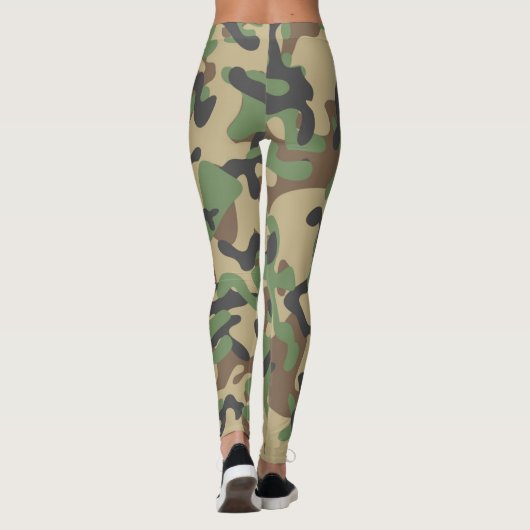 leger Camo Patterned | LEGGINGS (Achterkant)