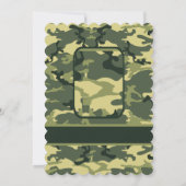 Leger camo redneck bruiloft kaart (Achterkant)
