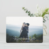 Léger | Carte photo de vacances (Debout devant)