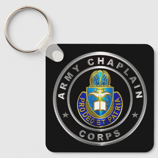 Leger Chaplain Sleutelhanger (Voorkant)