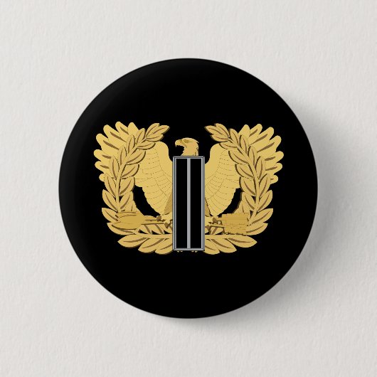 Leger - Chief Warrant Officer - W06 - Flat - Eagle Ronde Button 5,7 Cm (Voorkant)