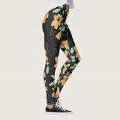 Léger Citrouille Orange et Leggings noirs (Droite)