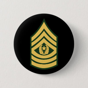 Leger - Commando Sgt Major E-9 (CSM) Ronde Button 5,7 Cm