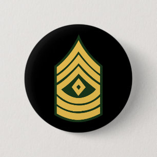 Leger - Eerste sergeant E-8 (1SG) Ronde Button 5,7 Cm