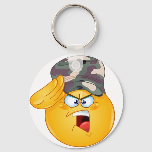 leger emoji sleutelhanger (Voorkant)