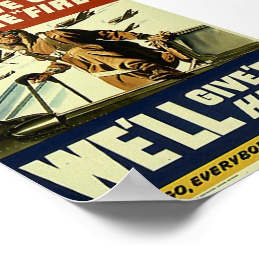  leger geeft me hel Poster (Hoek)