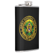 Leger-generaal dienstpaspoort heupfles (Rechts)