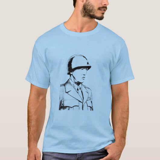 Leger-generaal - George Patton T-shirt (Voorkant)