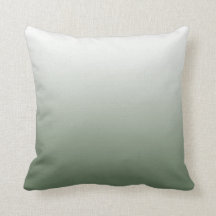 Leger Green Ombre Pillow