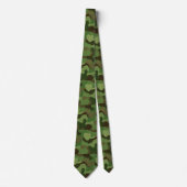 Leger Groen Camouflage Stropdas (Voorkant)