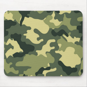 Leger Groene Camo Mousepad Muismat