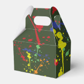 Leger Groene Paintball Party Bedankdoosjes (Achterkant)