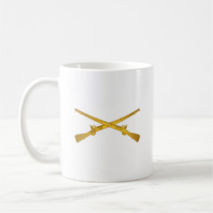 Leger - Infanterie Branch wo Txt Koffiemok