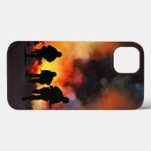 Leger iPhone Case (Achterkant (horizontaal))