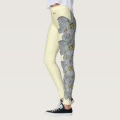 Léger Jaune État de l'Idaho Syringa Leggings de fl (Gauche)