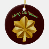 Leger kerst-kerstversiering keramisch ornament (Voorkant)