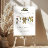 Leger kleine soldaat Clothesline Welkom Teken Poster