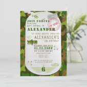 Leger Label Groene Camo Camouflage Militaire Boot  Kaart (Staand voorkant)