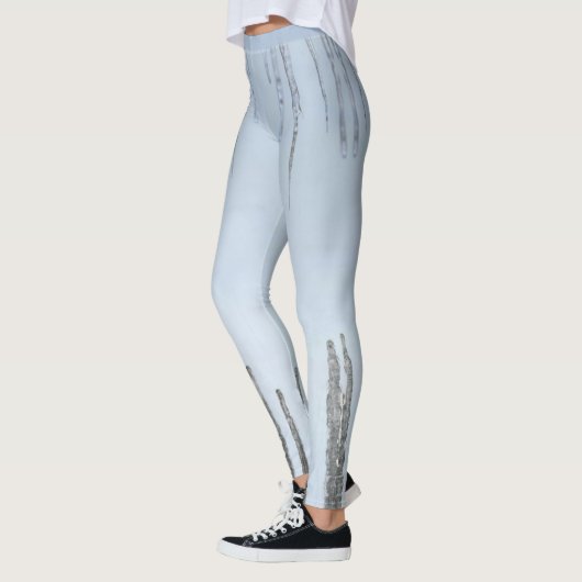 Léger Léger Bleu Léger Leggings (Gauche)