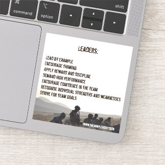 Leger Leiderschap Code Sticker