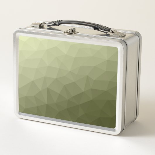 Leger lichtgroene verloop geometrisch mesh patroon (Voorkant)