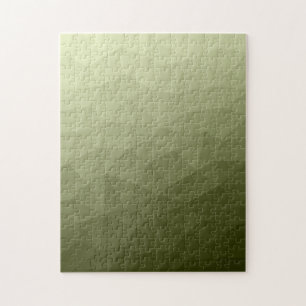 Leger lichtgroene verloop geometrisch mesh patroon legpuzzel