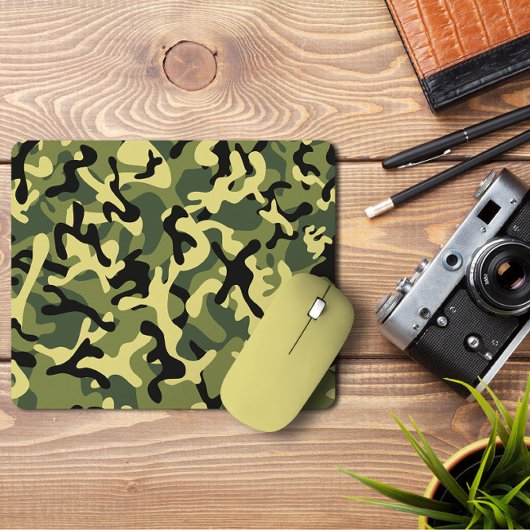 Leger Lime Green Forest Camo | Camo Forest Mousepa Muismat