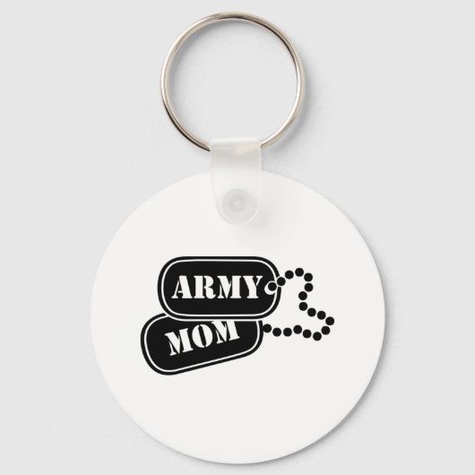 Leger Mam Button Sleutelhanger (Voorkant)