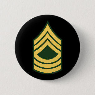 Leger - Master Sergeant E-8 (MSG) Ronde Button 5,7 Cm