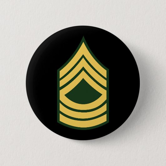 Leger - Master Sergeant E-8 (MSG) Ronde Button 5,7 Cm (Voorkant)