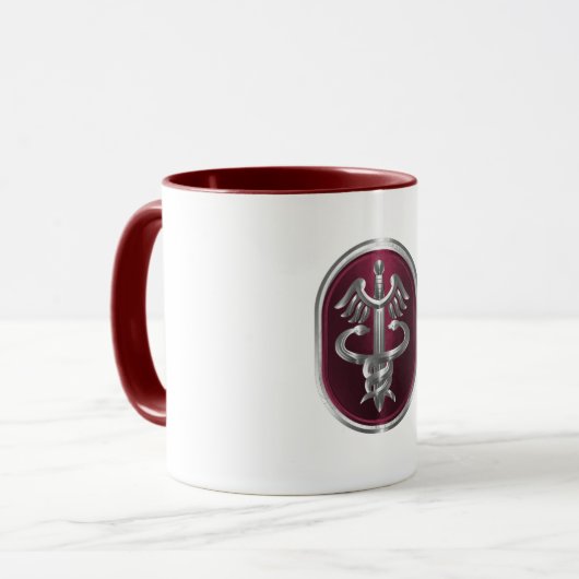 Leger Medisch Commando Koffie Mok (Voorkant links)