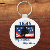 Leger Mijn broer Mijn Hero Sleutelhanger (Voorkant)