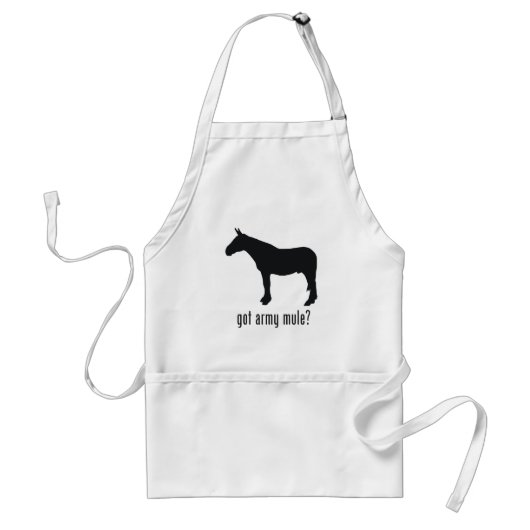 Leger Mule Standaard Schort (Voorkant)