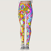 Léger Neon Coils Leggings (Devant)