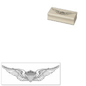 Leger Pilot Wings Crafting Rubber Stamp Rubberstempel (Gestempeld)