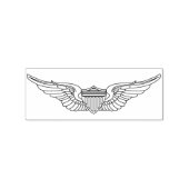 Leger Pilot Wings Crafting Rubber Stamp Rubberstempel (Afrduk)