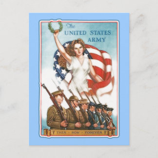 leger Poster met Lady Liberty Tshirts Briefkaart
