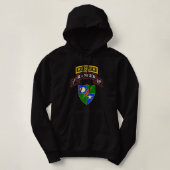 Leger Ranger Patch 1st Ranger Battalion - Rol, T Hoodie (Design voorkant)